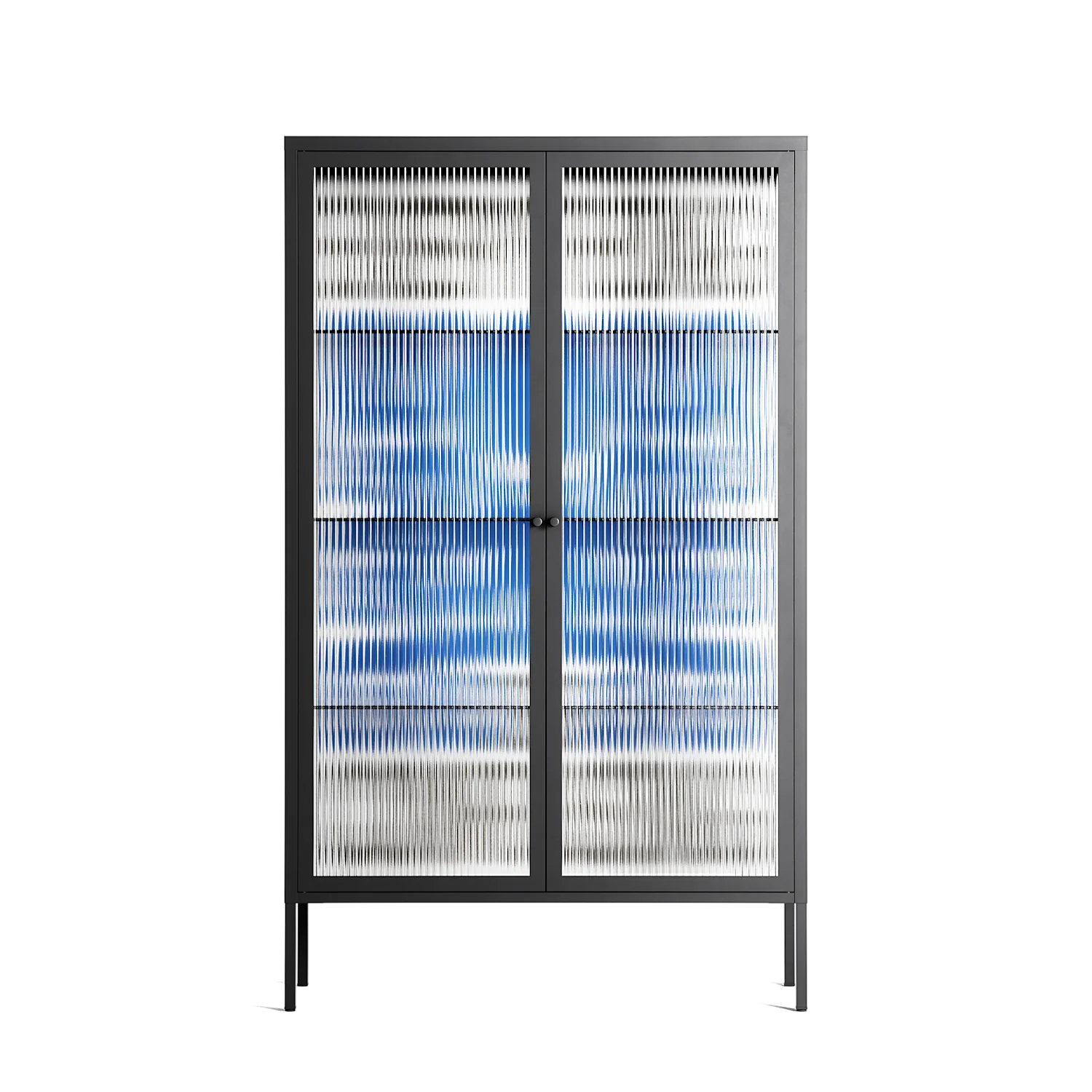 Everything is Confusing - Cabinet - Alexander Khabbazi - Antracite - Reeded glass
