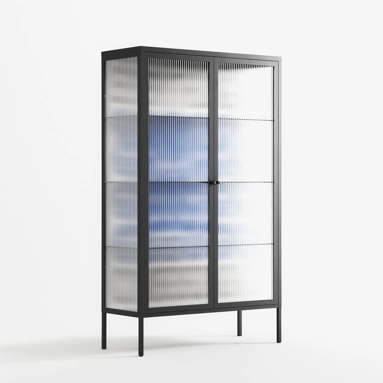 Everything is Confusing - Cabinet - Alexander Khabbazi - Antracite - Reeded glass - Image 4