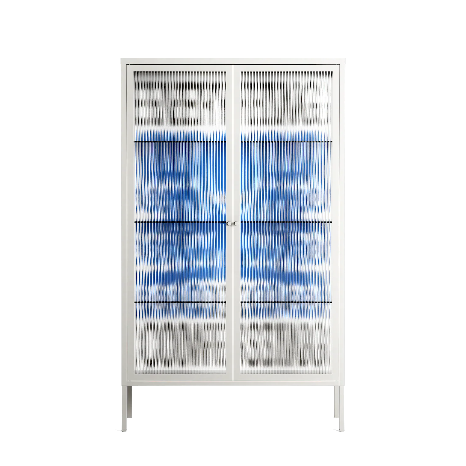 Everything is Confusing - Cabinet - Alexander Khabbazi - Chalk - Reeded glass