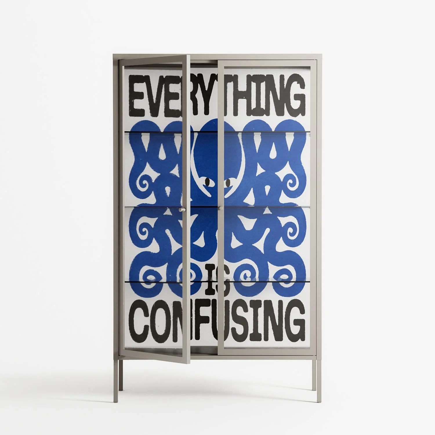 Everything is Confusing - Cabinet - Alexander Khabbazi - Pebble - Clear glass - Image 2