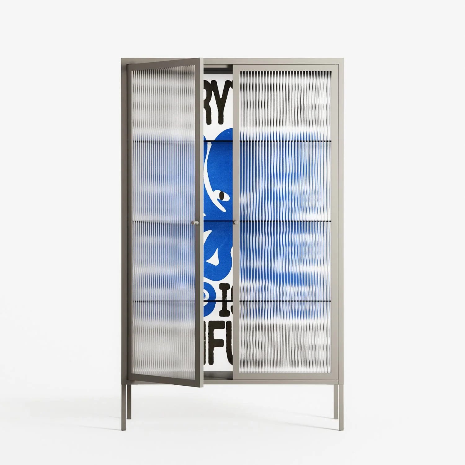 Everything is Confusing - Cabinet - Alexander Khabbazi - Pebble - Reeded glass - Image 2