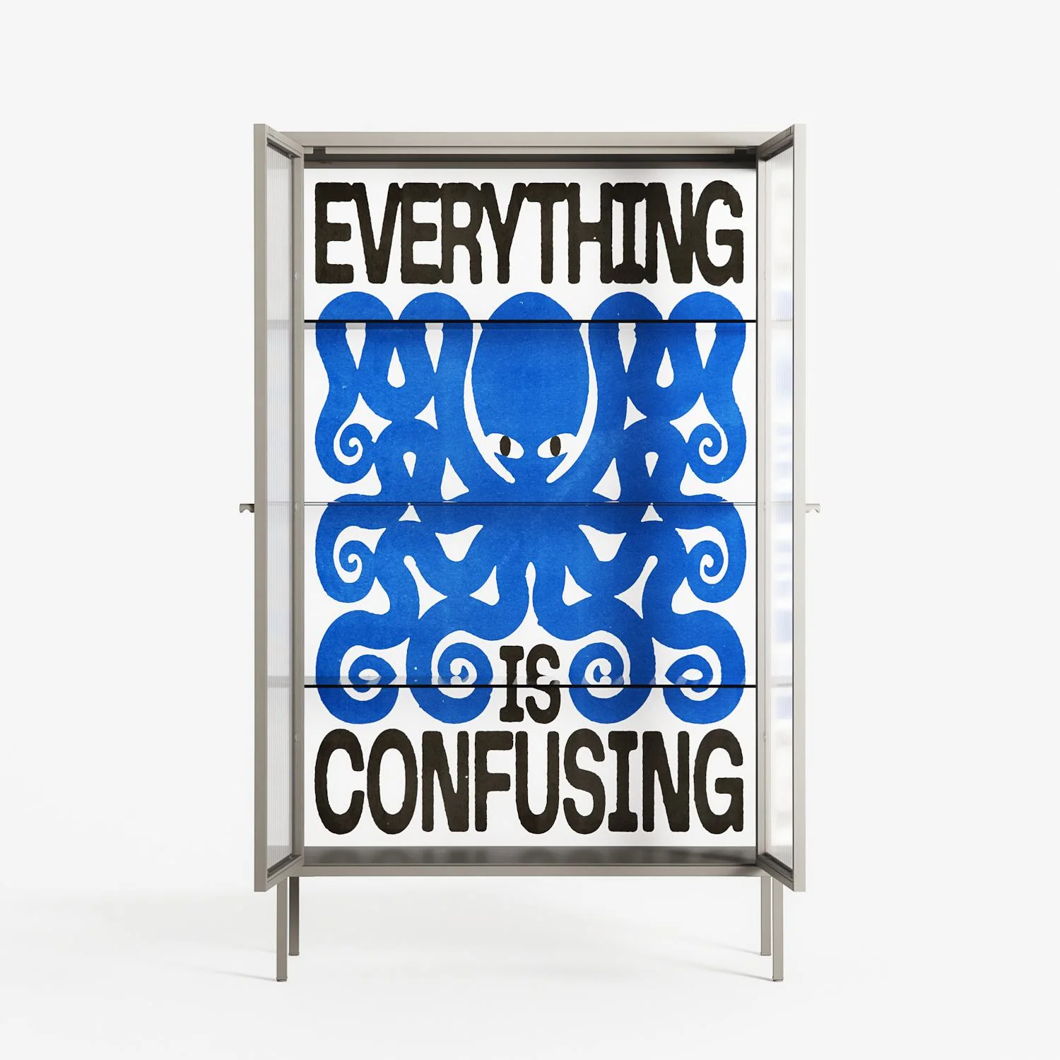 Everything is Confusing - Cabinet - Alexander Khabbazi - Pebble - Reeded glass - Image 3