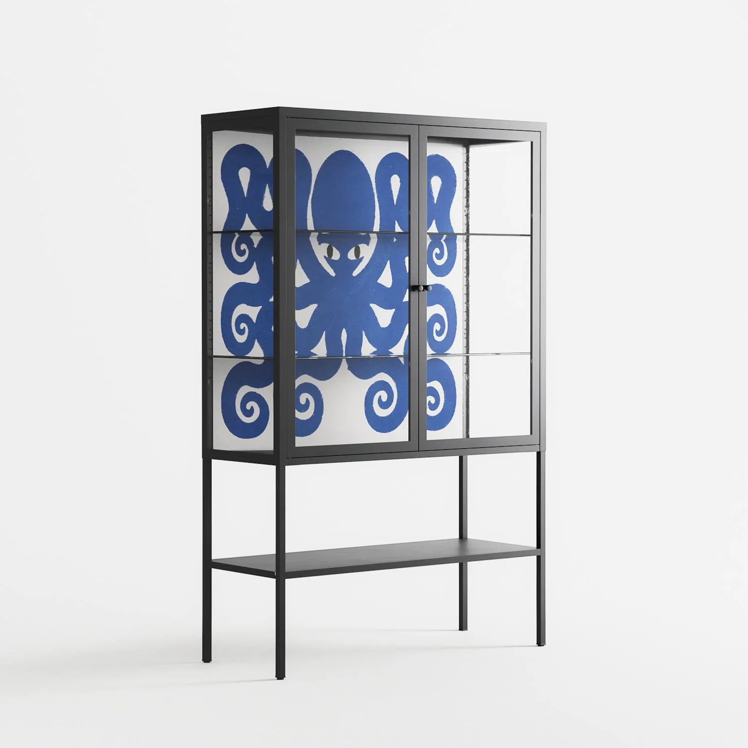 Everything is Confusing - Loft Cabinet - Alexander Khabbazi - Antracite - Clear glass - Image 4