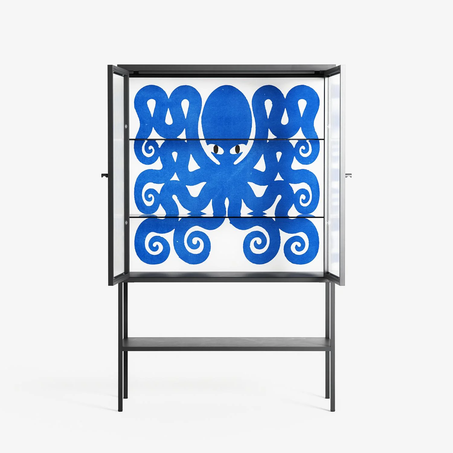 Everything is Confusing - Loft Cabinet - Alexander Khabbazi - Antracite - Reeded glass - Image 3