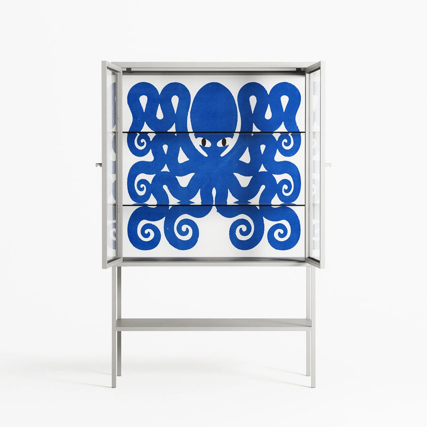 Everything is Confusing - Loft Cabinet - Alexander Khabbazi - Chalk - Clear glass - Image 3