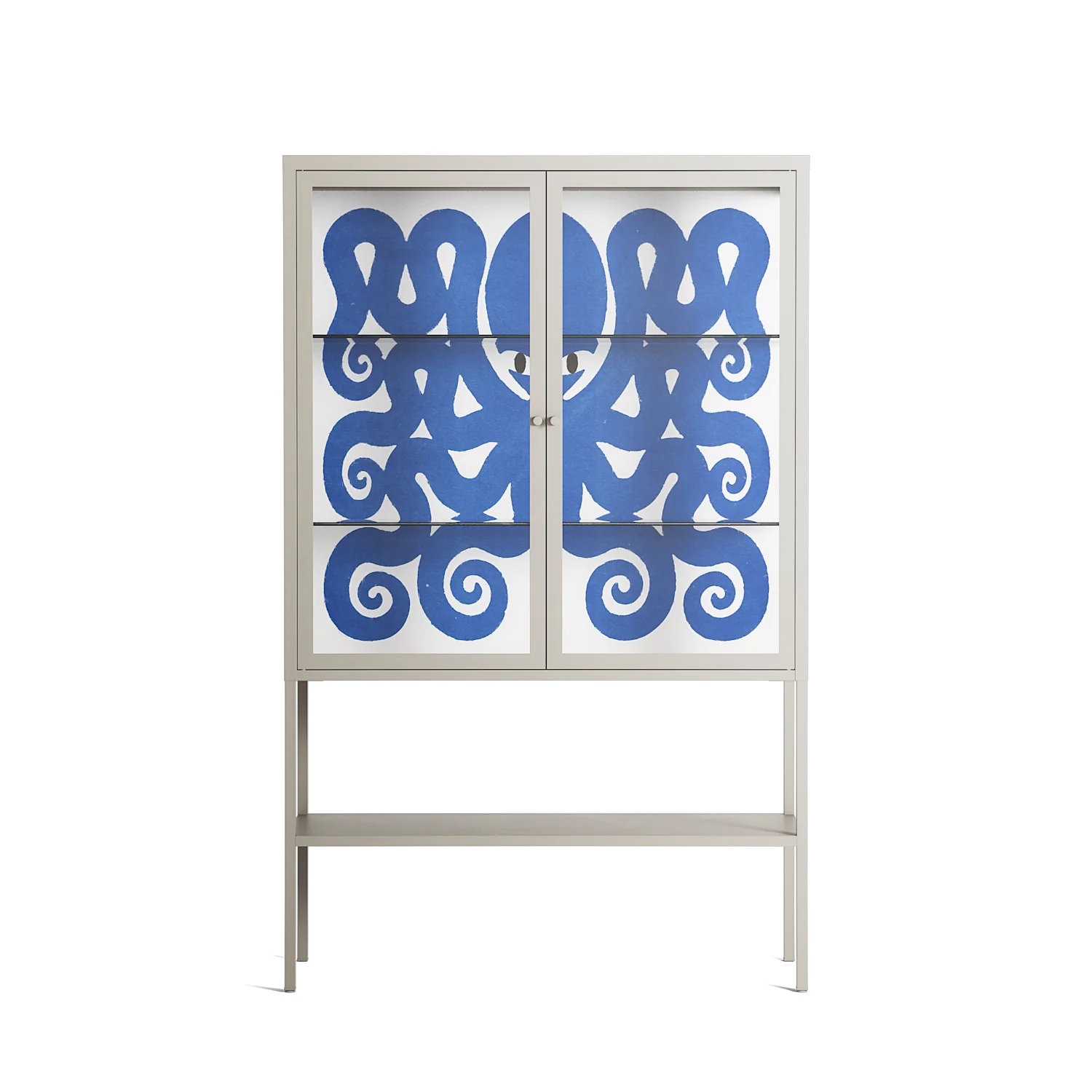 Everything is Confusing - Loft Cabinet - Alexander Khabbazi - Pebble - Clear glass