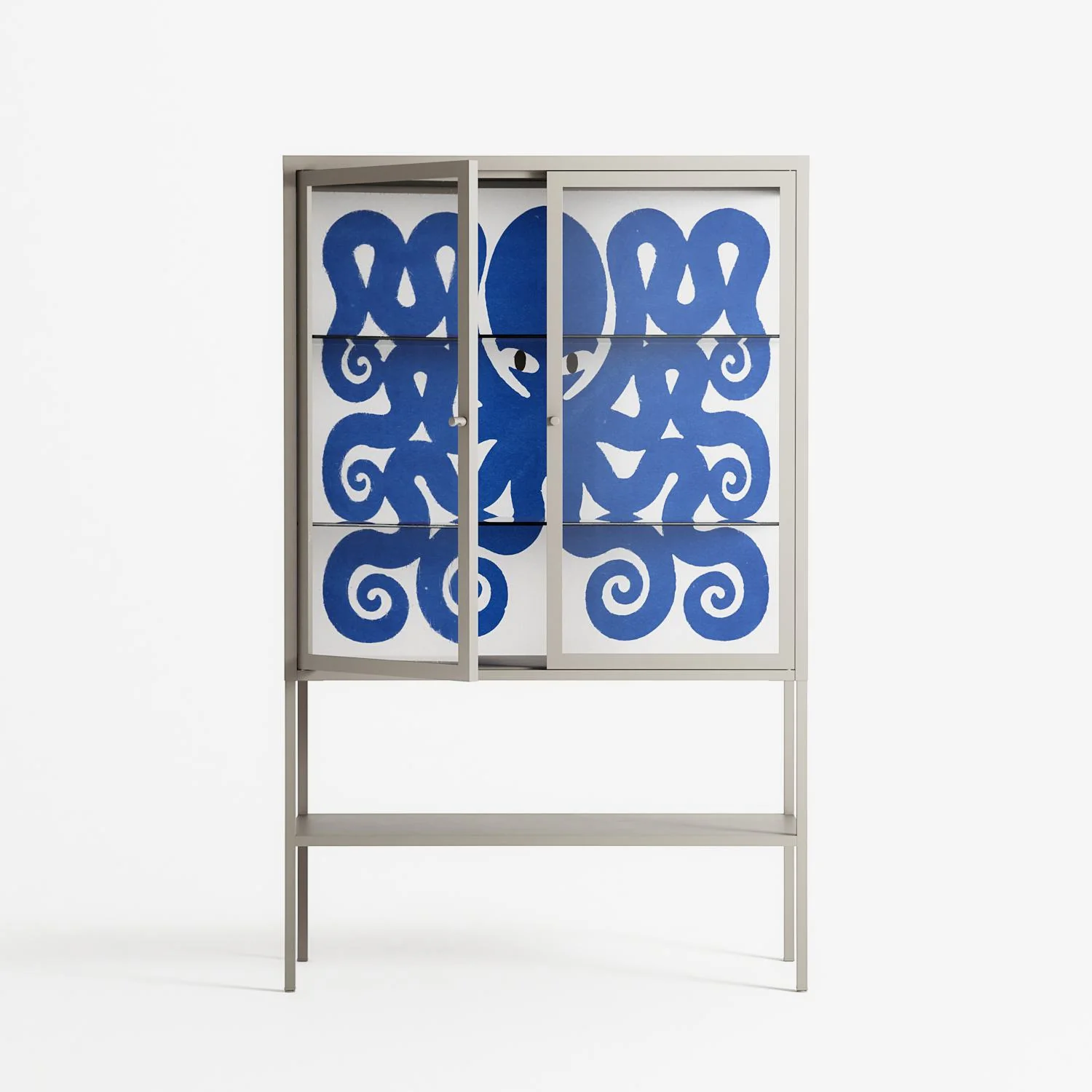 Everything is Confusing - Loft Cabinet - Alexander Khabbazi - Pebble - Clear glass - Image 2