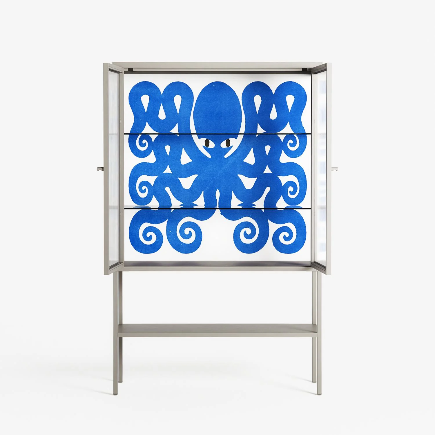 Everything is Confusing - Loft Cabinet - Alexander Khabbazi - Pebble - Reeded glass - Image 3
