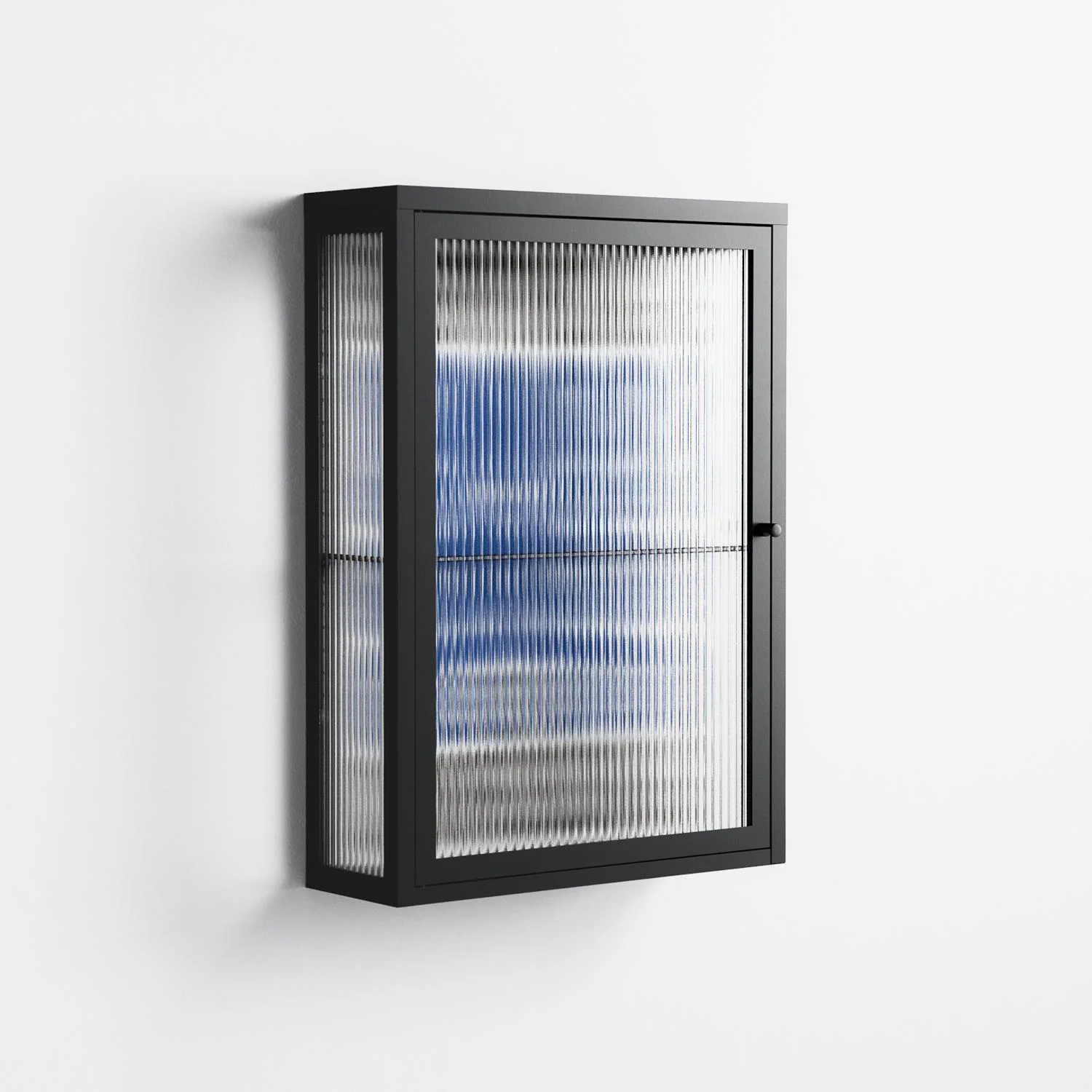 Everything is Confusing - Wall Cabinet - Alexander Khabbazi - Antracite - Reeded glass - Image 3