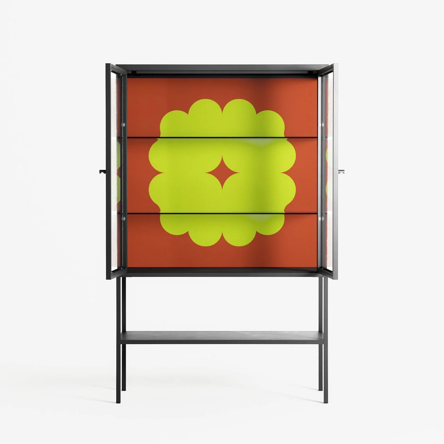 Fernis - Loft Cabinet - Linus Lohoff - Antracite - Clear glass - Image 3