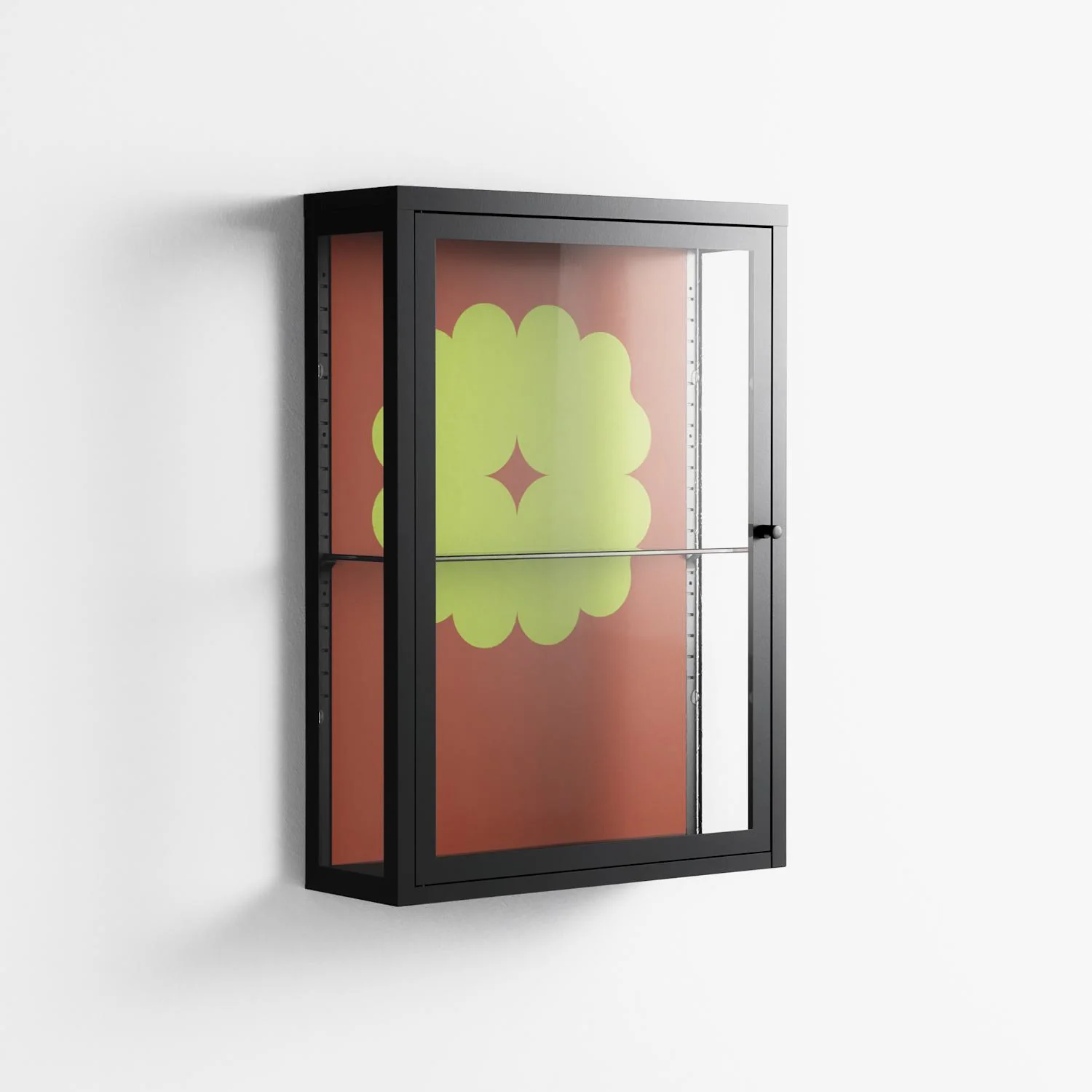 Fernis - Wall Cabinet - Linus Lohoff - Antracite - Clear glass - Image 4