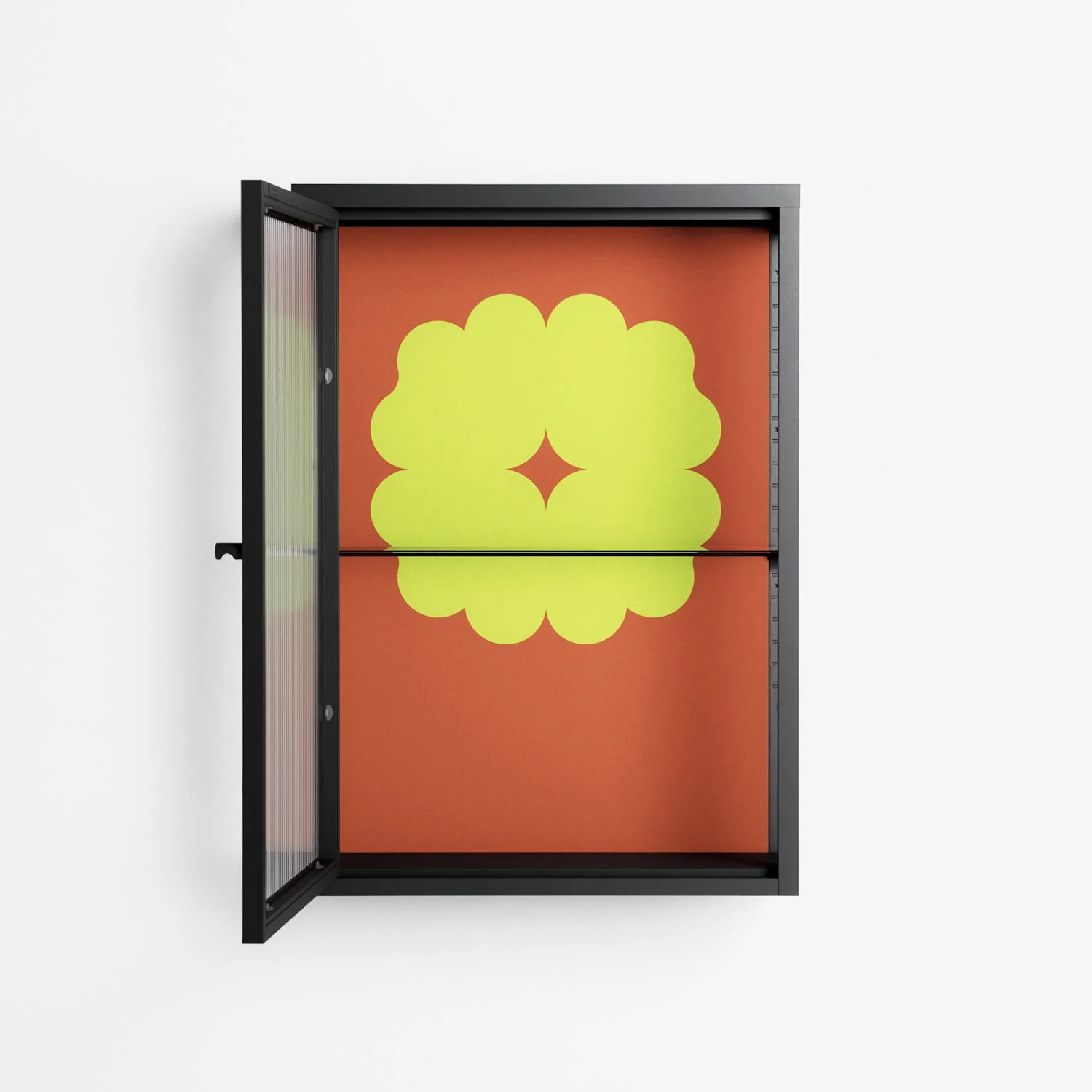 Fernis - Wall Cabinet - Linus Lohoff - Antracite - Reeded glass - Image 3