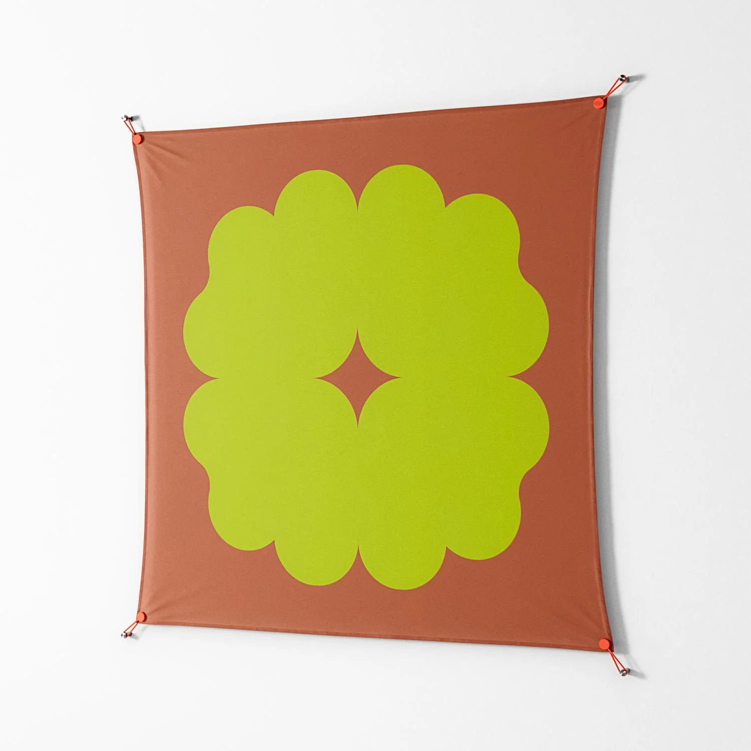 Fernis - Work On Wall - Linus Lohoff - Orange - 140 x 140 cm - Image 2