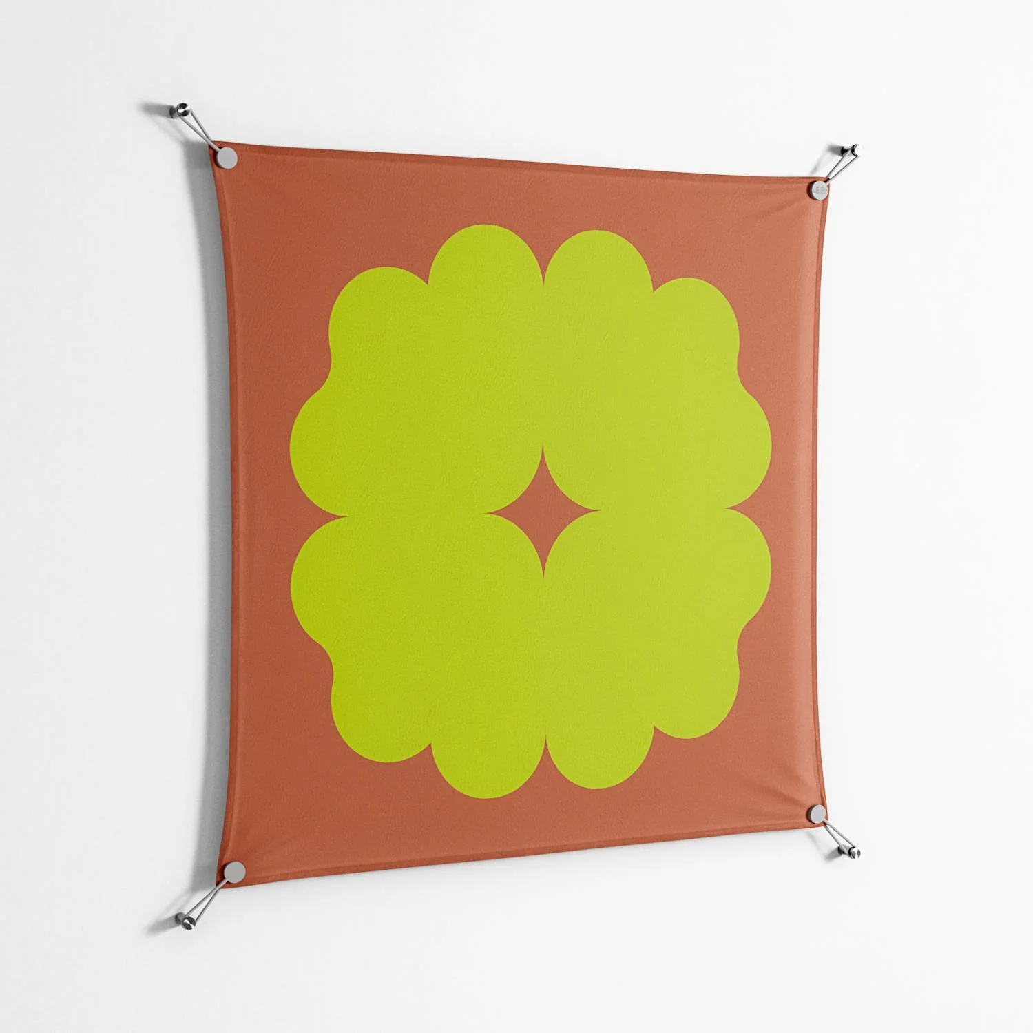 Fernis - Work On Wall - Linus Lohoff - Silver - 90 x 90 cm - Image 2