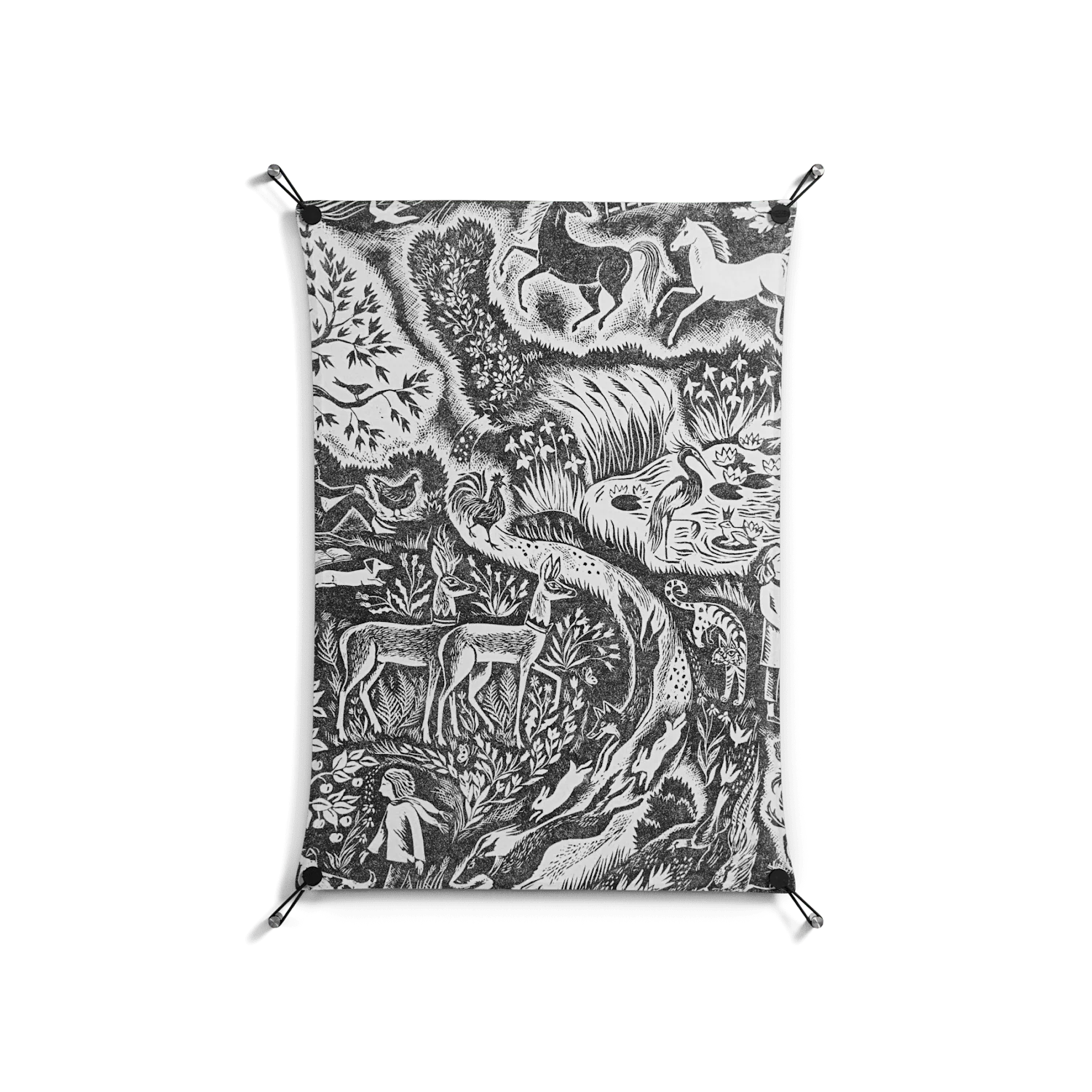 Flight Of Fancy 3 - Work On Wall - Diana Catchpole - Black - 70 x 100 cm - Image 2