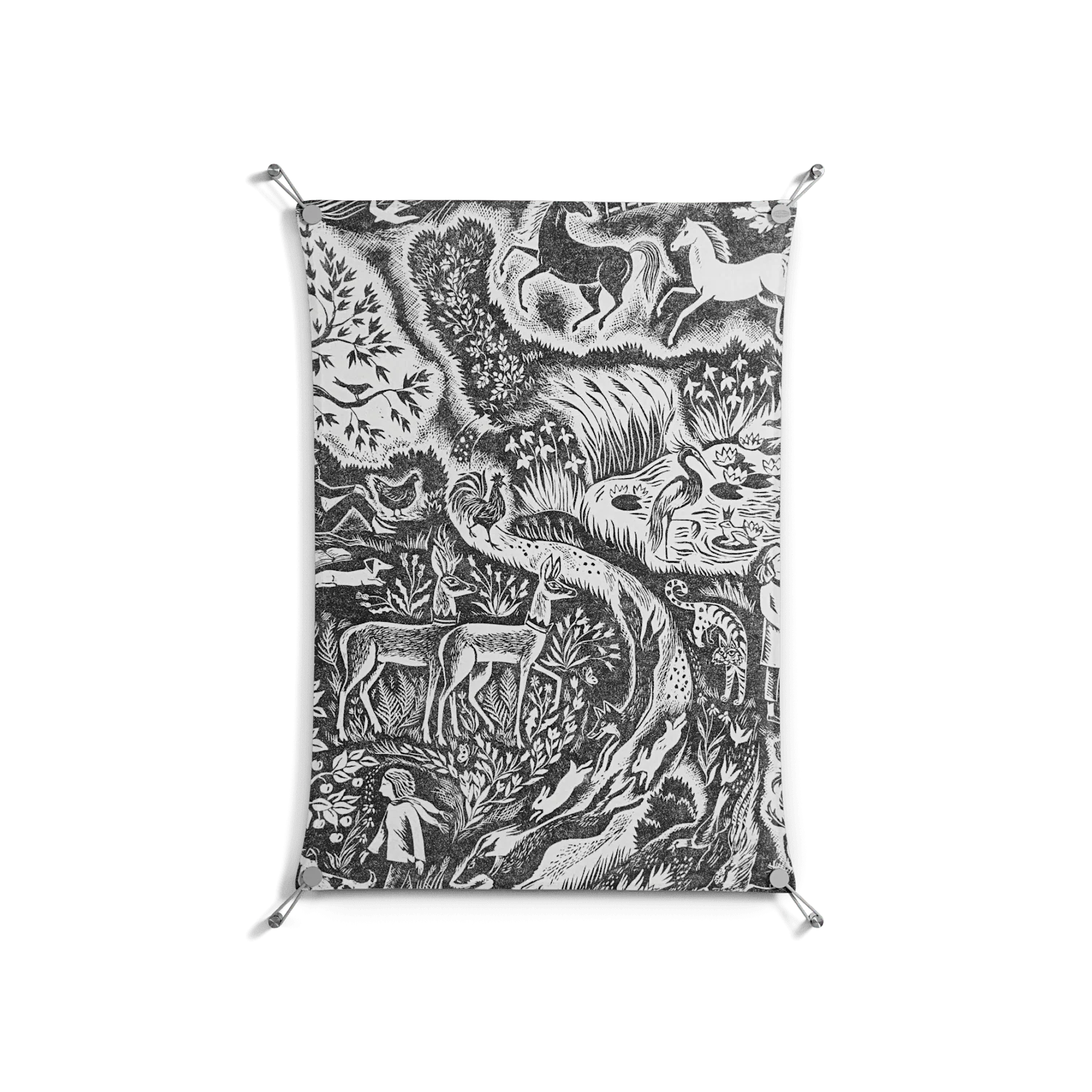Flight Of Fancy 3 - Work On Wall - Diana Catchpole - Silver - 70 x 100 cm - Image 2