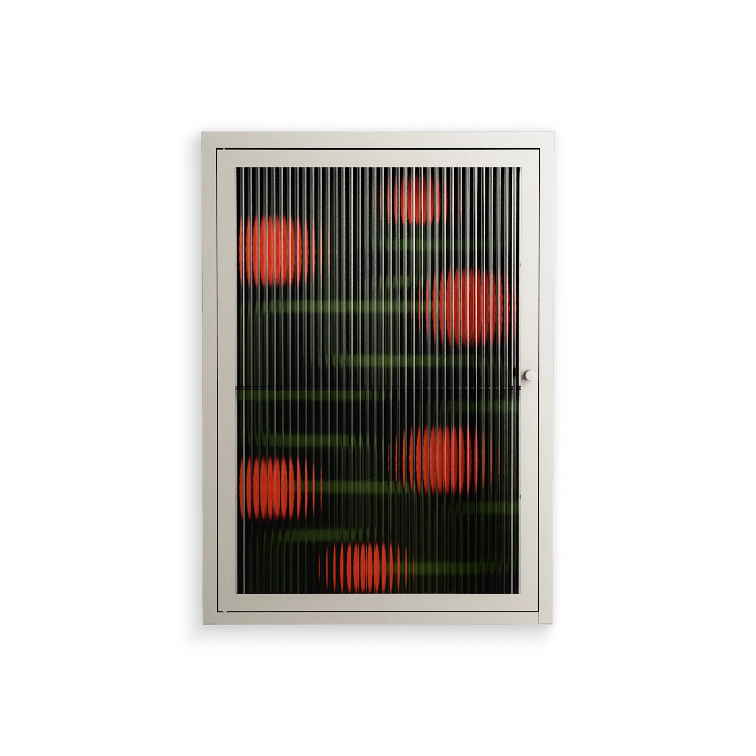 Floral Pipes - Wall Cabinet - Kristin Eriksson - Pebble - Reeded glass