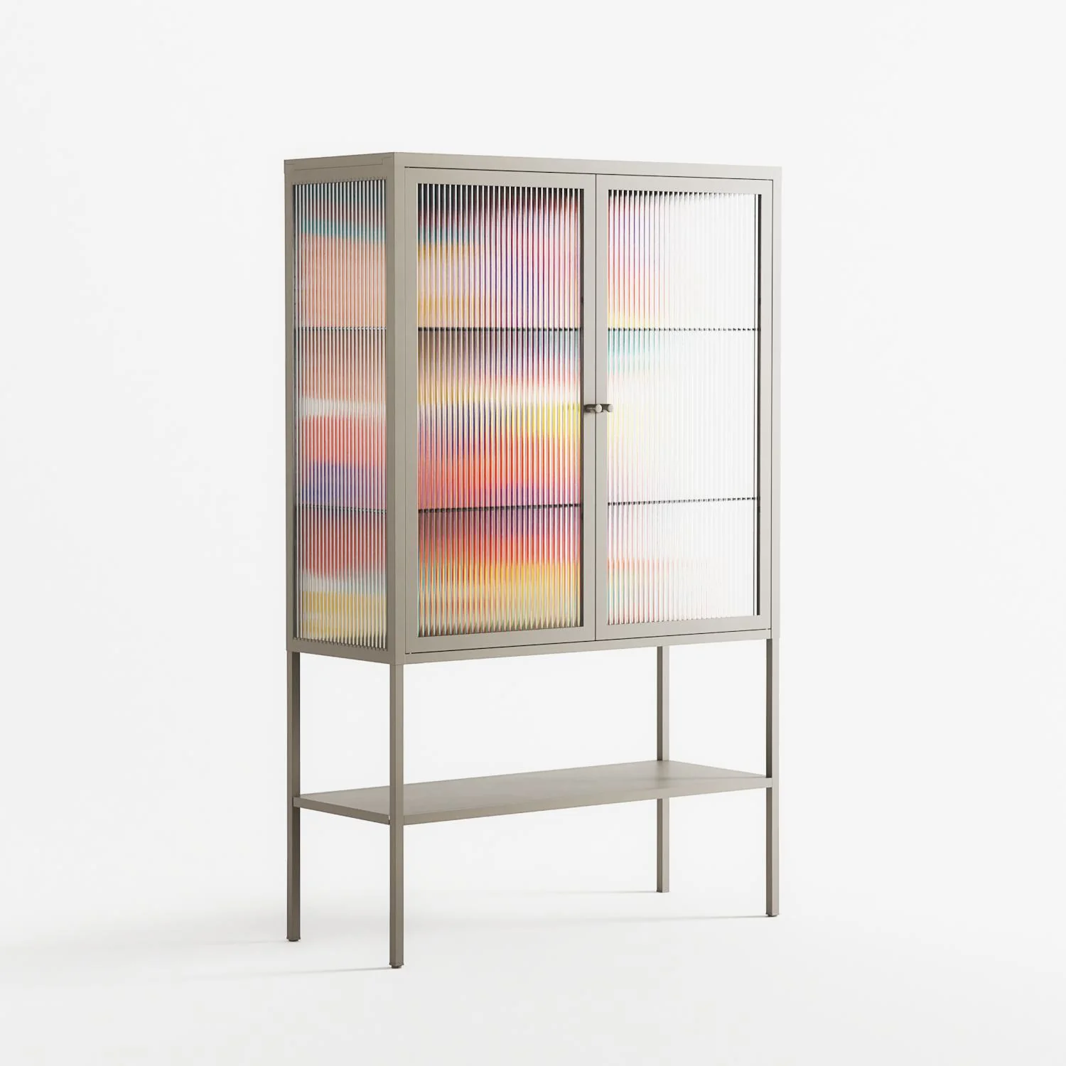 Flower A - Loft Cabinet - Heather Zhou - Pebble - Reeded glass - Image 4