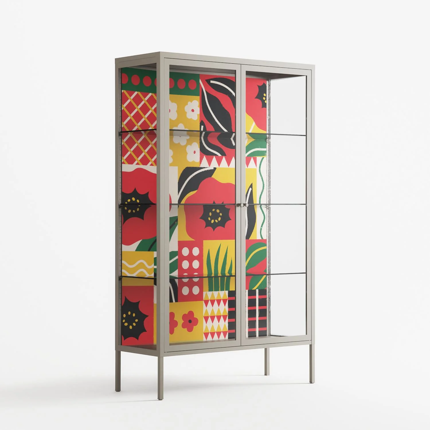 Flower C - Cabinet - Heather Zhou - Pebble - Clear glass - Image 4