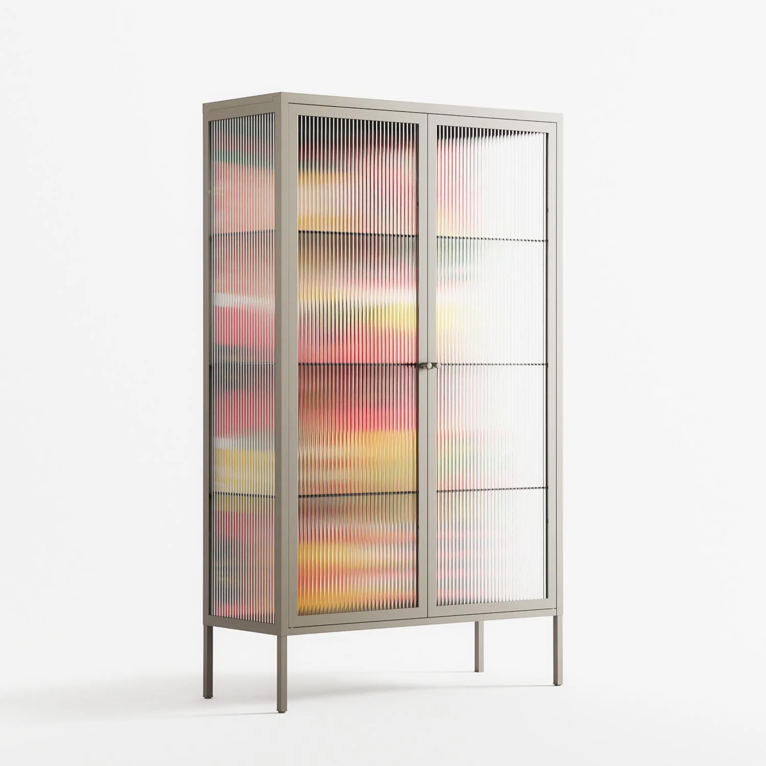 Flower C - Cabinet - Heather Zhou - Pebble - Reeded glass - Image 4
