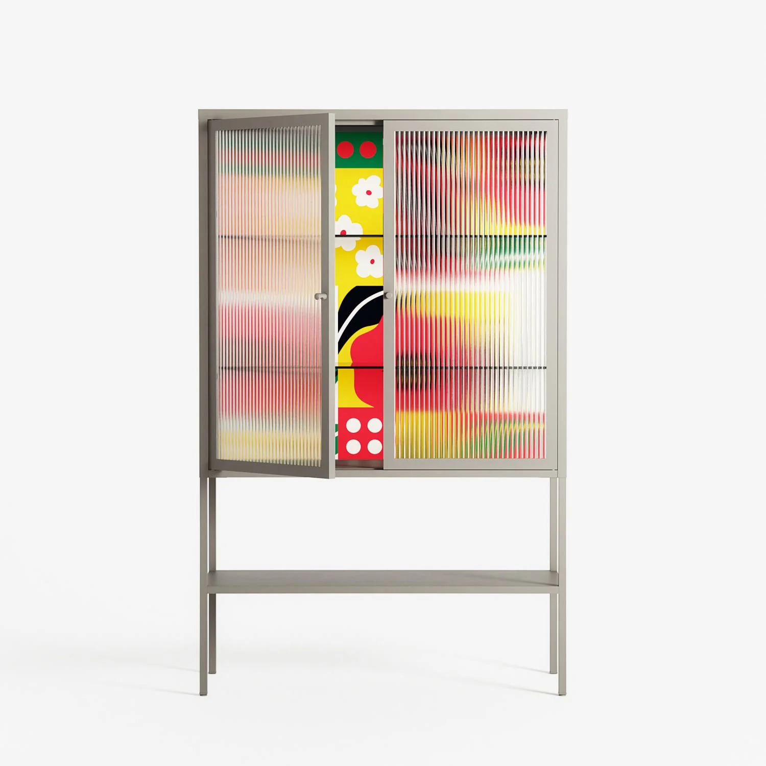 Flower C - Loft Cabinet - Heather Zhou - Pebble - Reeded glass - Image 2