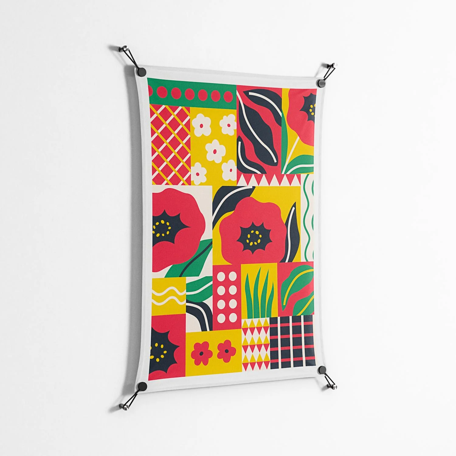 Flower C - Work On Wall - Heather Zhou - Black - 70 x 100 cm - Image 2