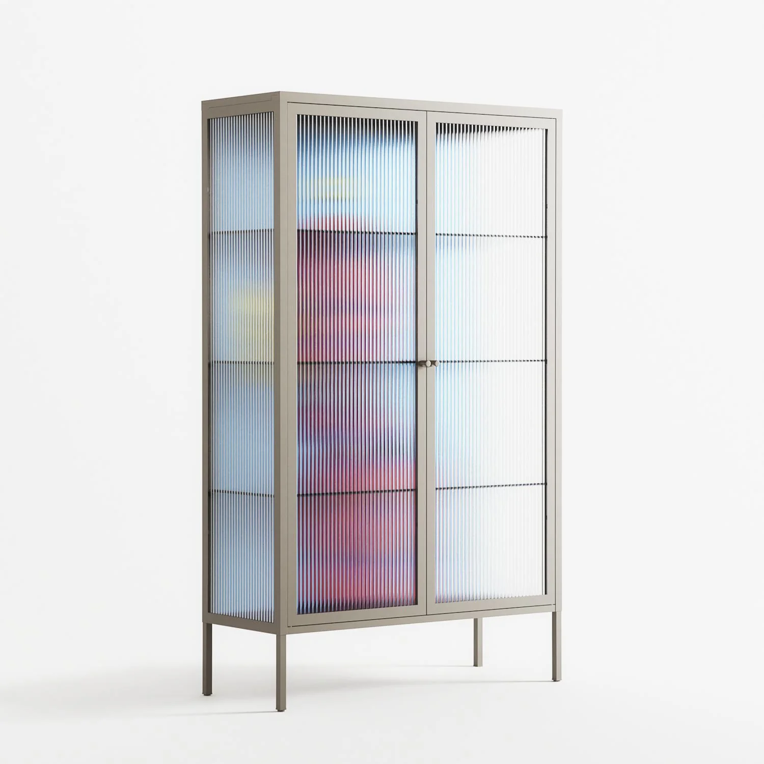 Flower - Cabinet - Cezar Berje - Pebble - Reeded glass - Image 4