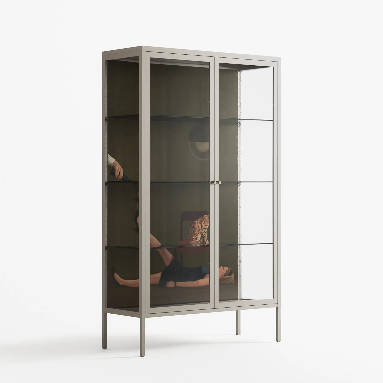 Friday Night Rituals - Cabinet - Kristin Eriksson - Pebble - Clear glass - Image 4