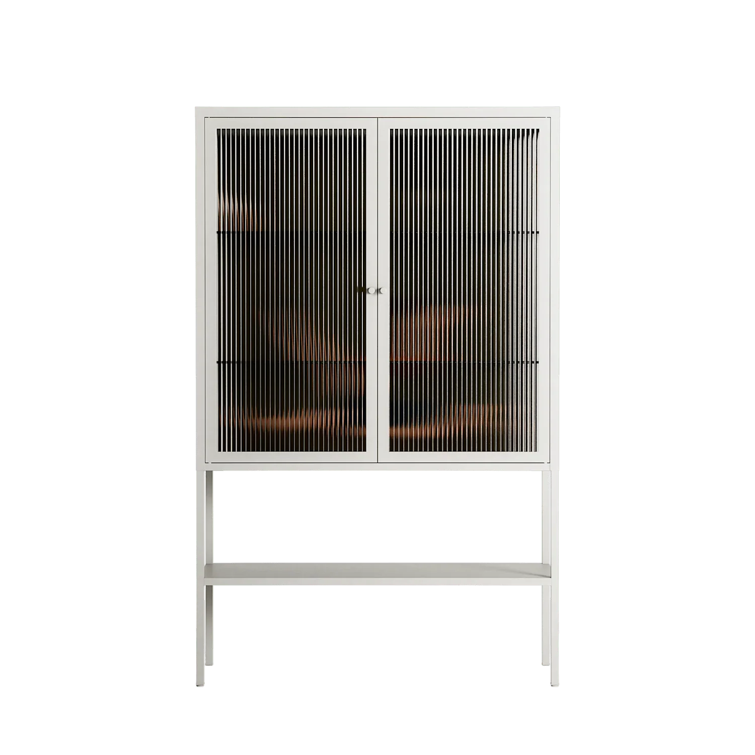 Friday Night Rituals - Loft Cabinet - Kristin Eriksson - Chalk - Reeded glass
