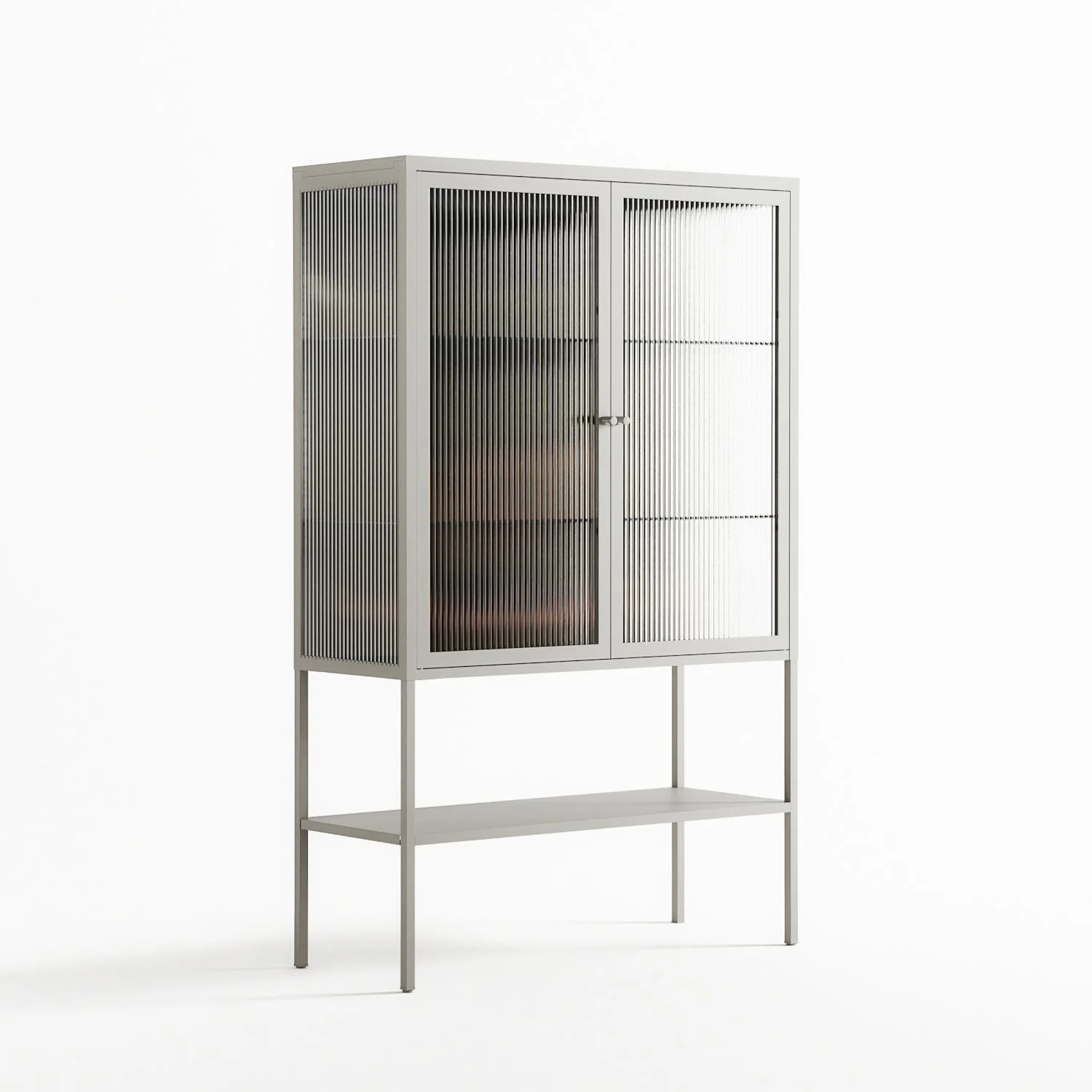 Friday Night Rituals - Loft Cabinet - Kristin Eriksson - Chalk - Reeded glass - Image 4