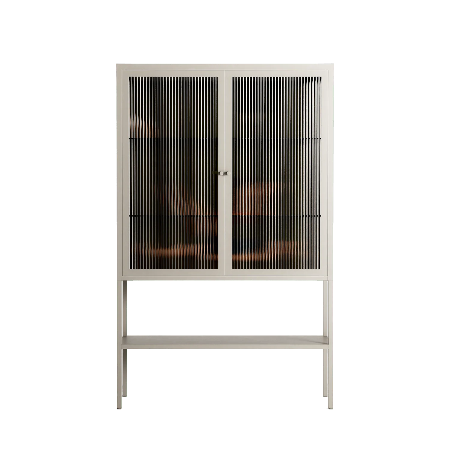 Friday Night Rituals - Loft Cabinet - Kristin Eriksson - Pebble - Reeded glass