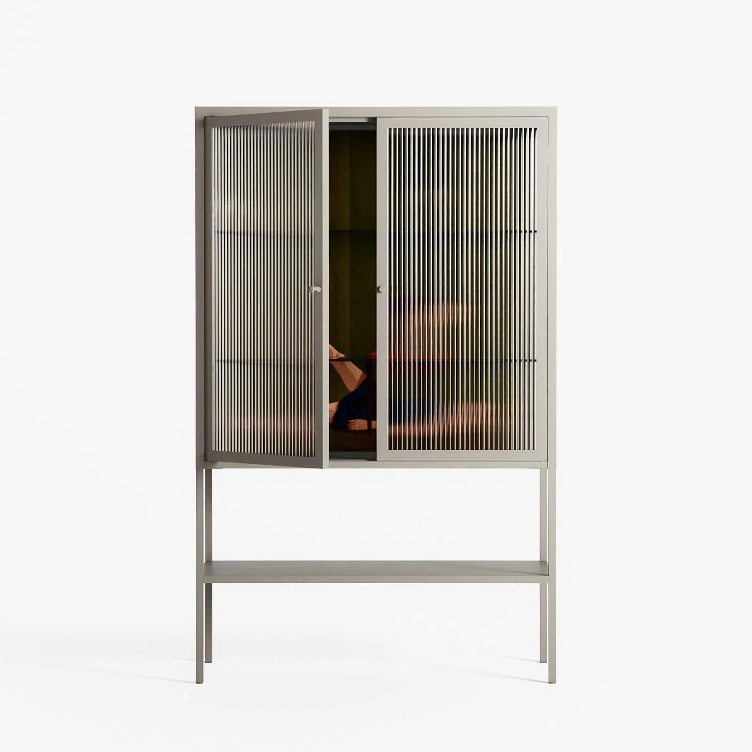Friday Night Rituals - Loft Cabinet - Kristin Eriksson - Pebble - Reeded glass - Image 2