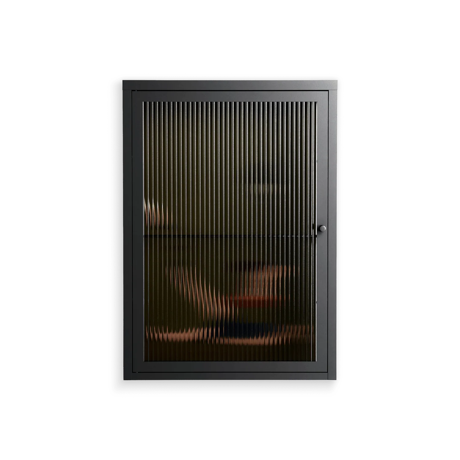 Friday Night Rituals - Wall Cabinet - Kristin Eriksson - Antracite - Reeded glass
