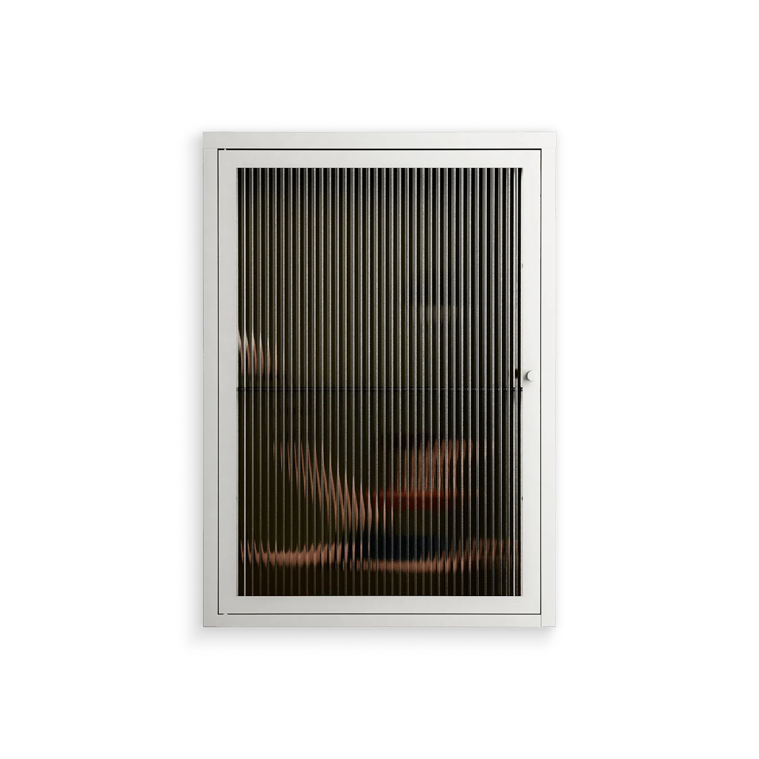 Friday Night Rituals - Wall Cabinet - Kristin Eriksson - Chalk - Reeded glass