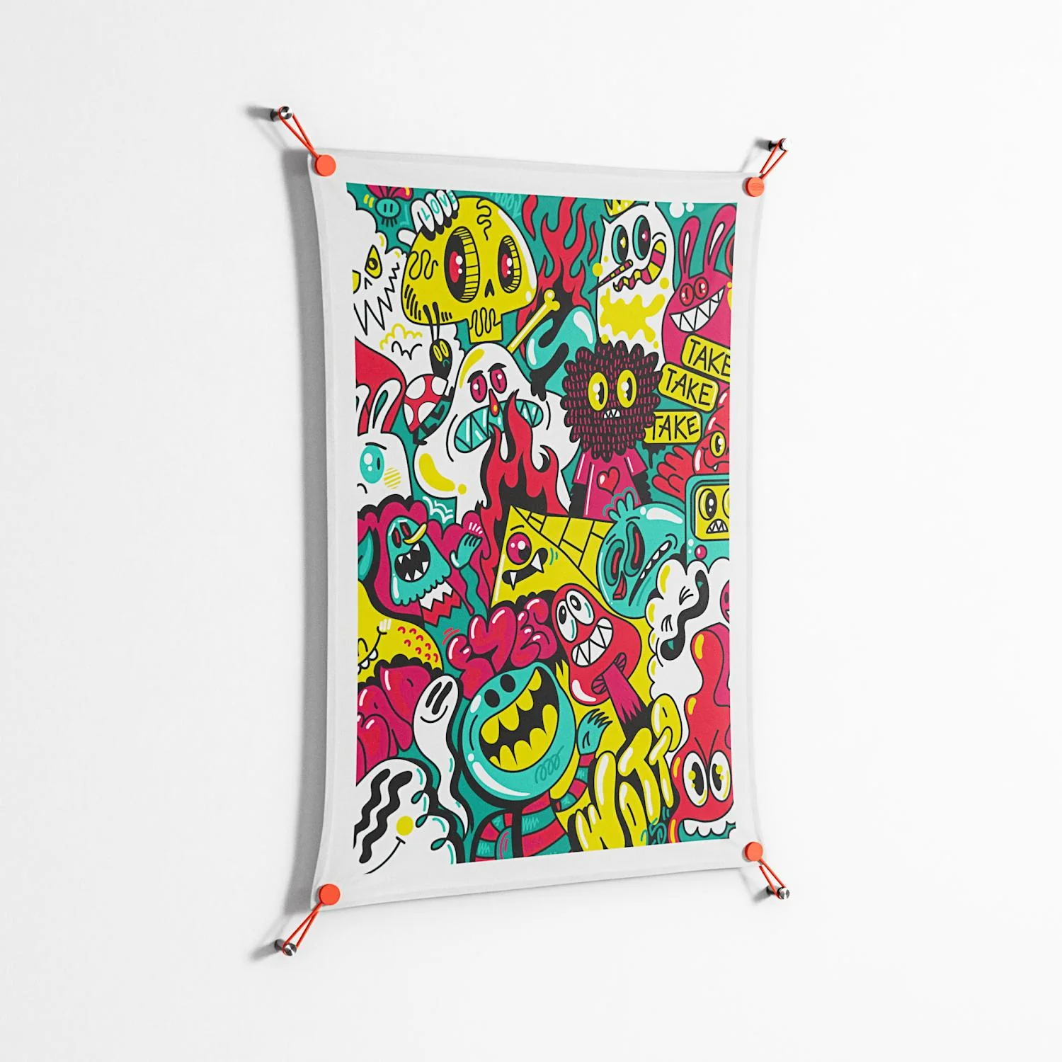 Fridays I'm In Love - Work On Wall - Craig Watkins - Orange - 70 x 100 cm - Image 2