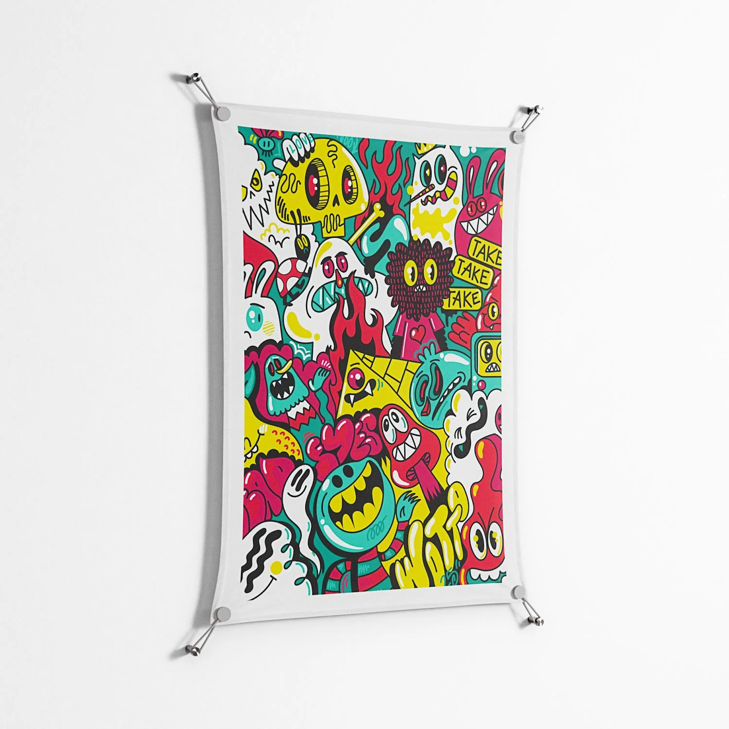 Fridays I'm In Love - Work On Wall - Craig Watkins - Silver - 70 x 100 cm - Image 2