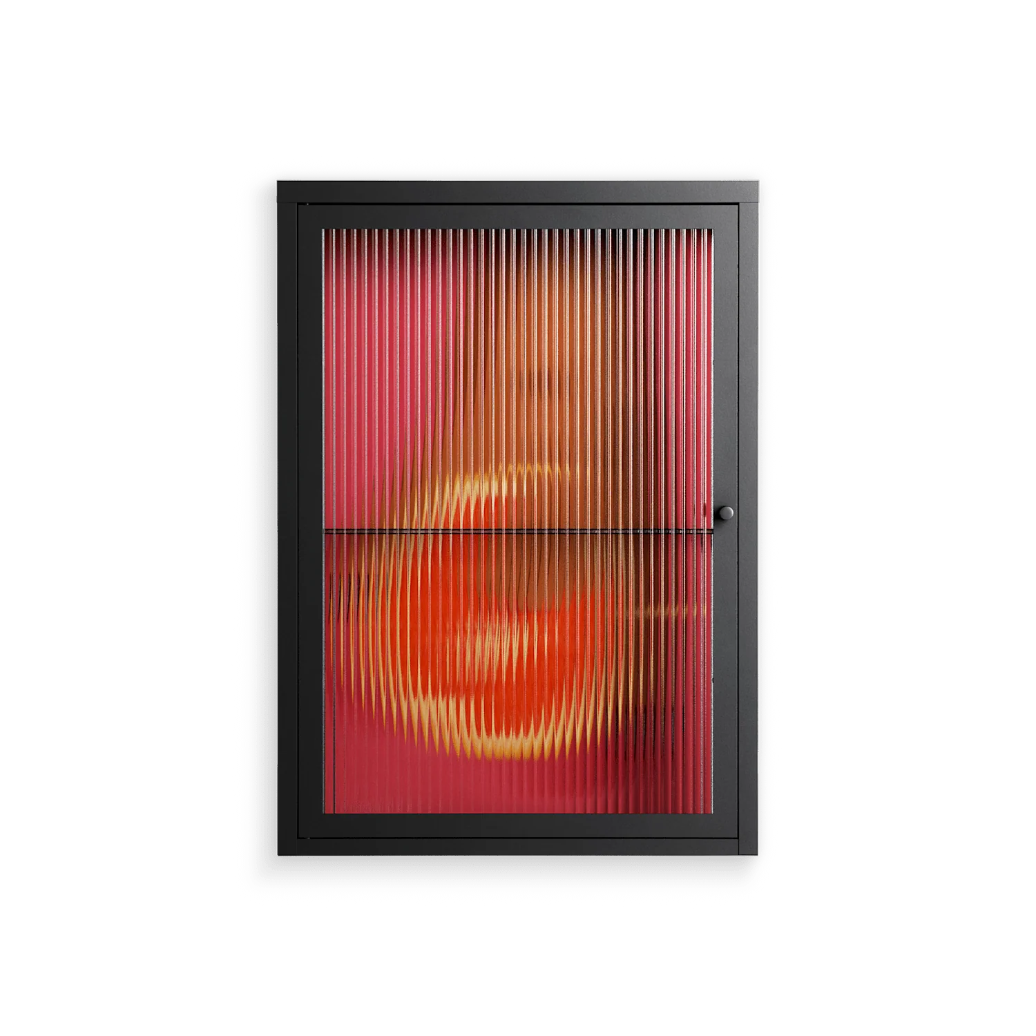 Fruit Love Pink - Wall Cabinet - Raissa Oltmanns - Antracite - Reeded glass