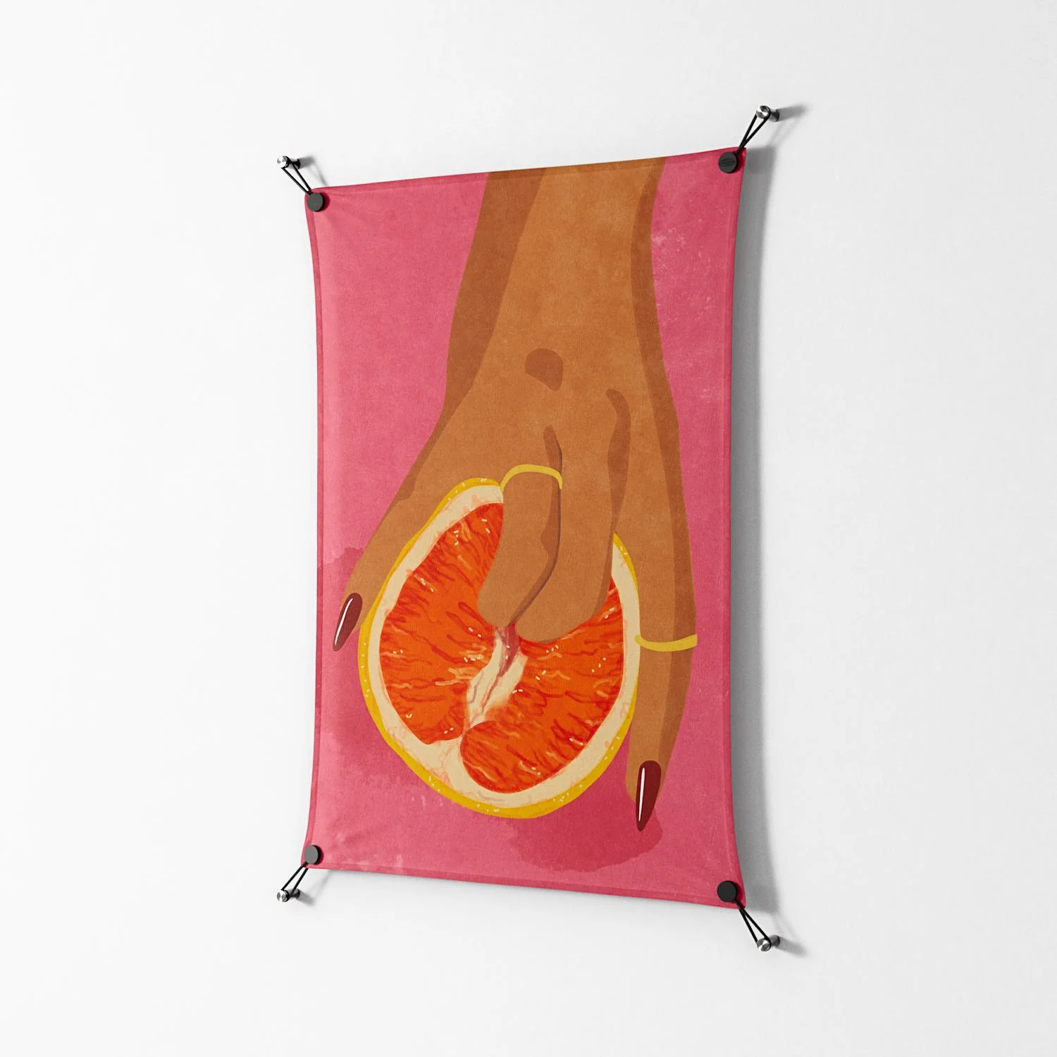 Fruit Love Pink - Work On Wall - Raissa Oltmanns - Black - 70 x 100 cm - Image 2