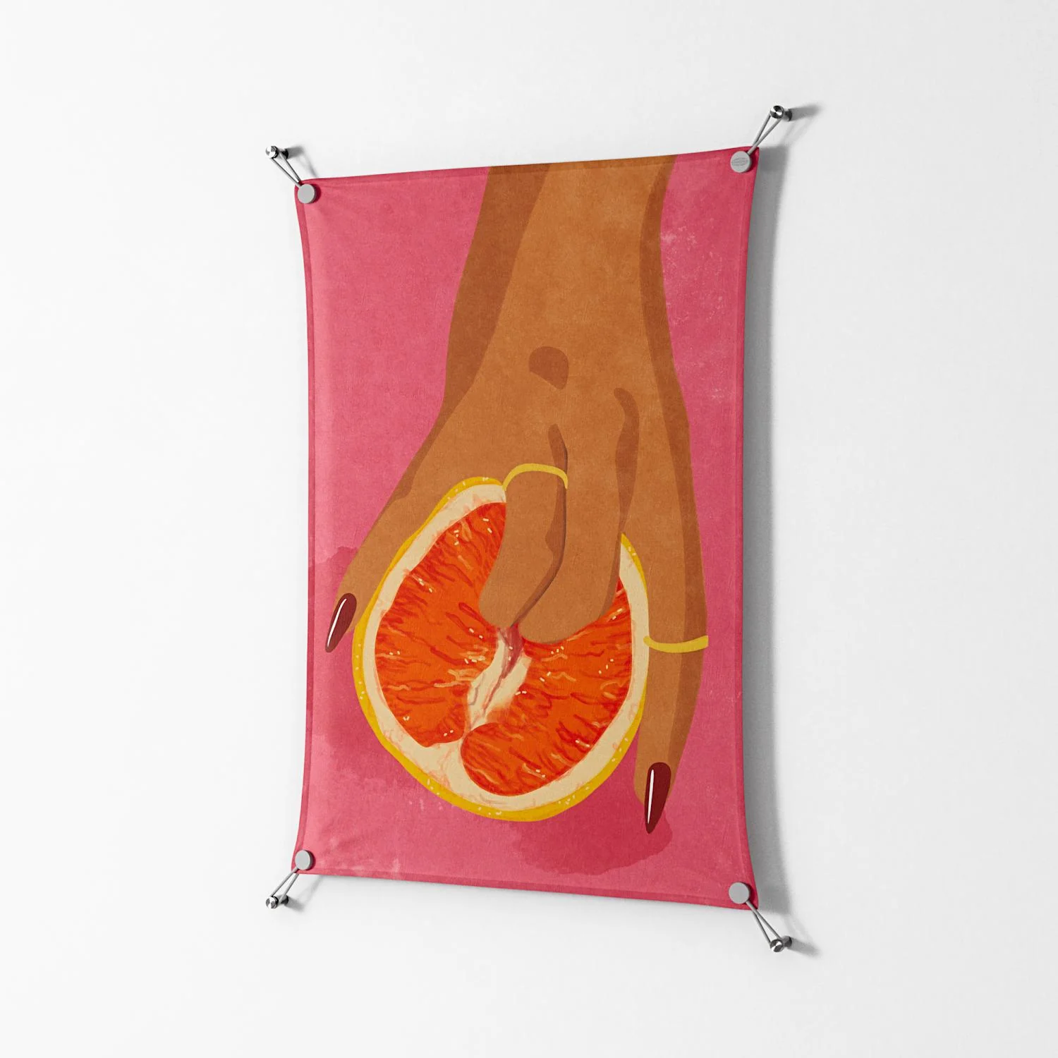 Fruit Love Pink - Work On Wall - Raissa Oltmanns - Silver - 70 x 100 cm - Image 2
