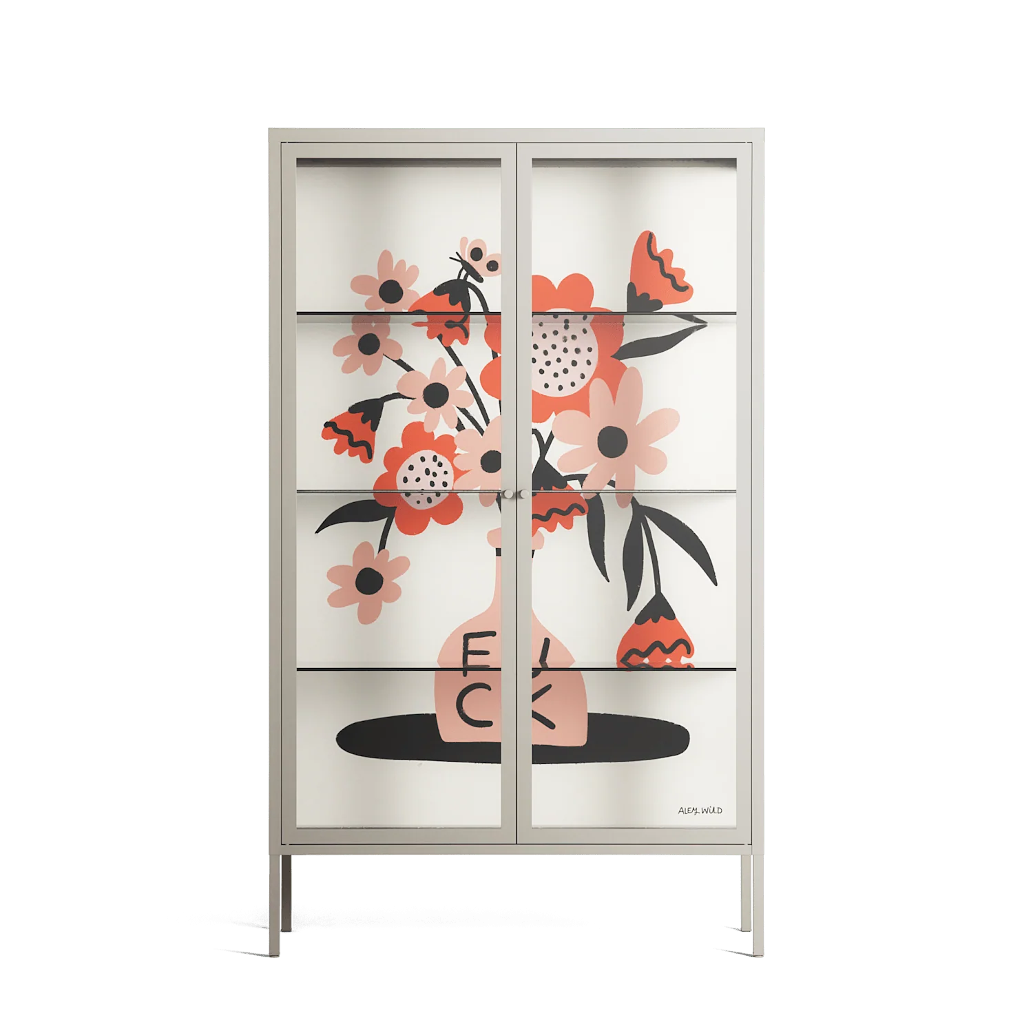 Fuck - Cabinet - Aley Wild - Pebble - Clear glass