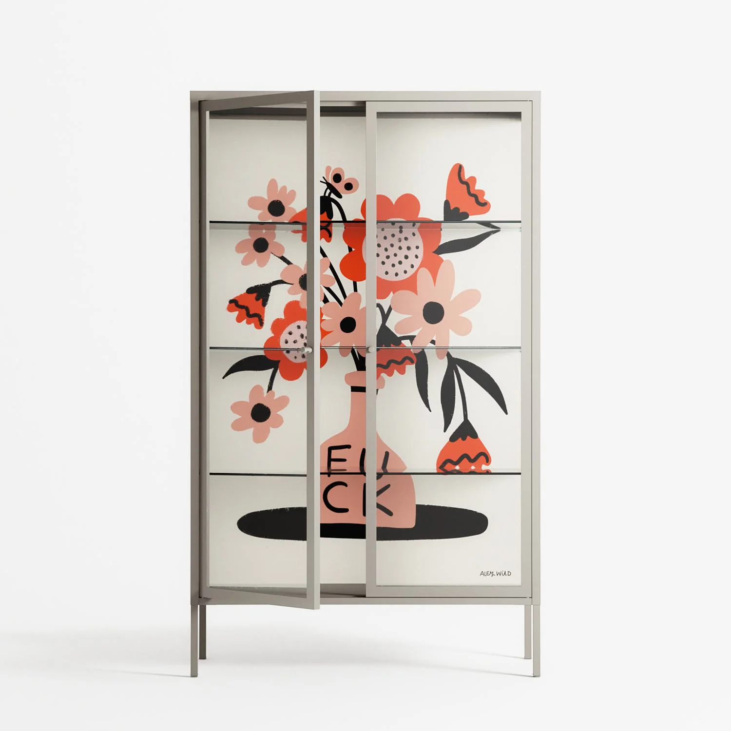 Fuck - Cabinet - Aley Wild - Pebble - Clear glass - Image 2