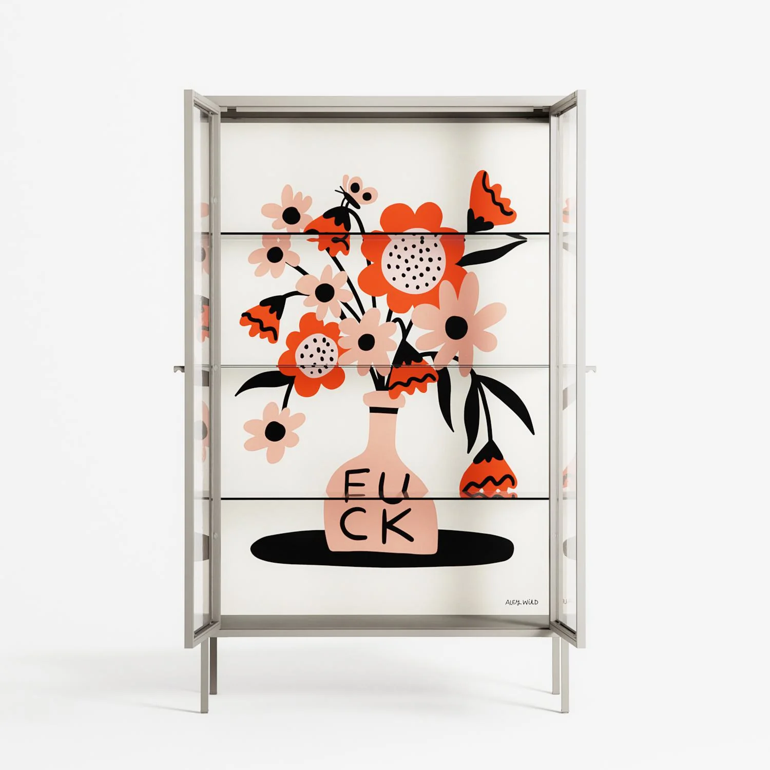 Fuck - Cabinet - Aley Wild - Pebble - Clear glass - Image 3