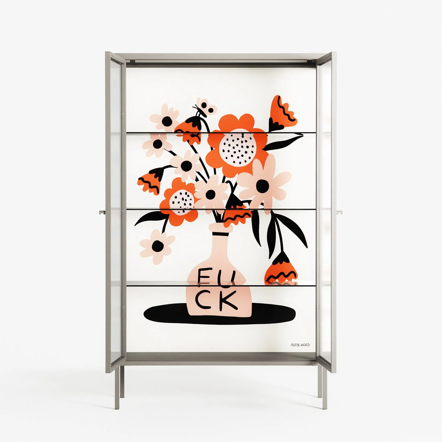 Fuck - Cabinet - Aley Wild - Pebble - Reeded glass - Image 3