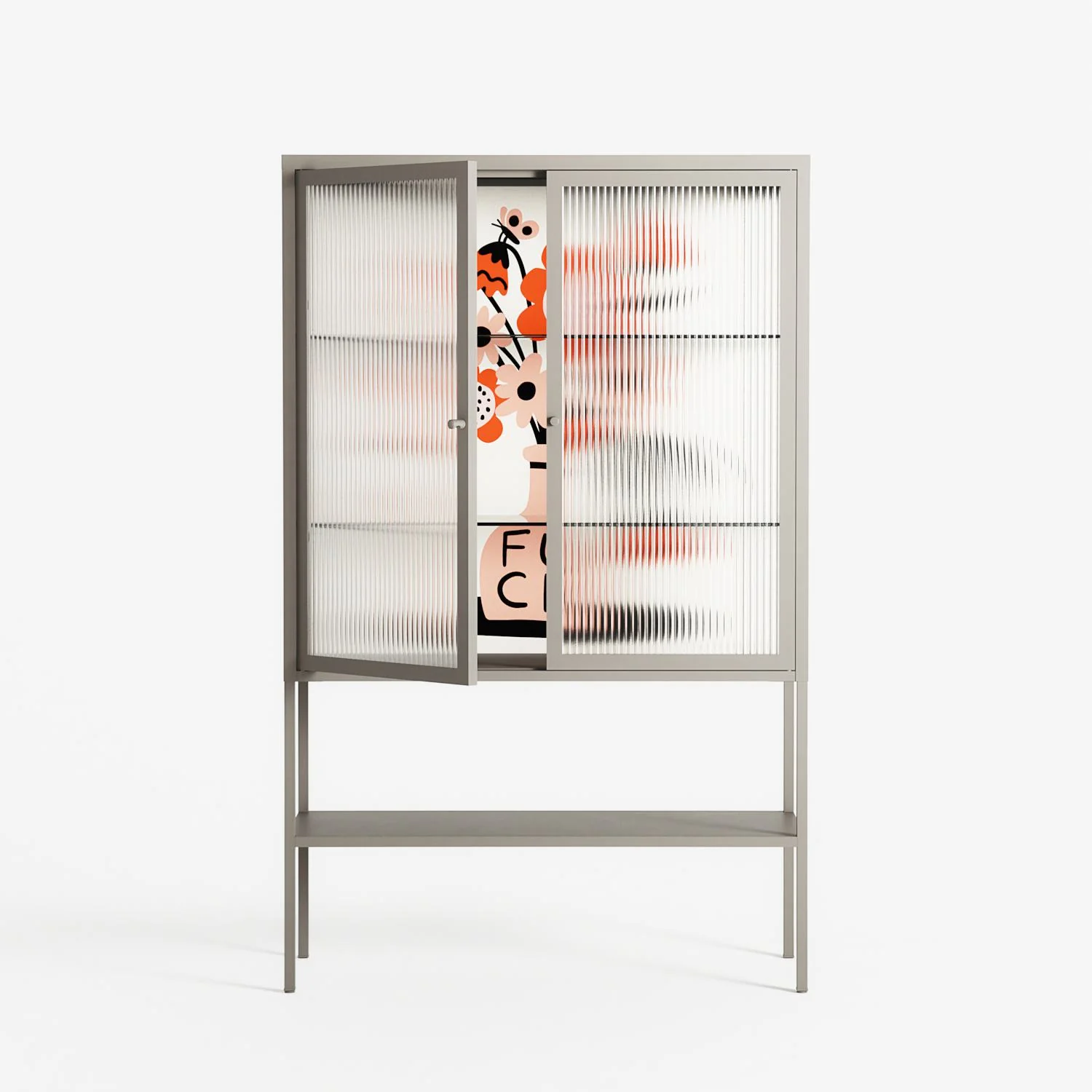 Fuck - Loft Cabinet - Aley Wild - Pebble - Reeded glass - Image 2