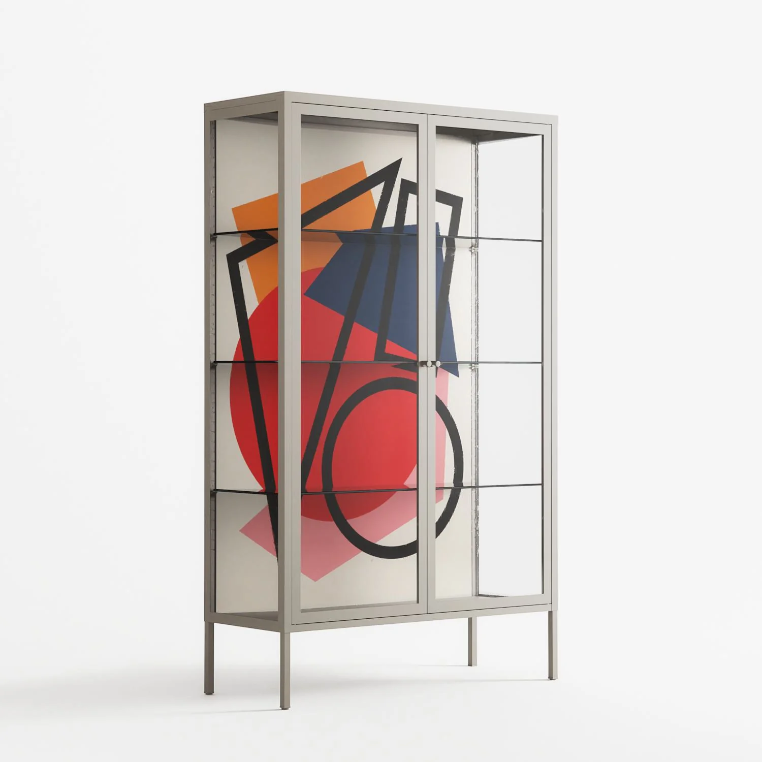 Fuerte - Cabinet - Vratislav Pecka - Pebble - Clear glass - Image 4
