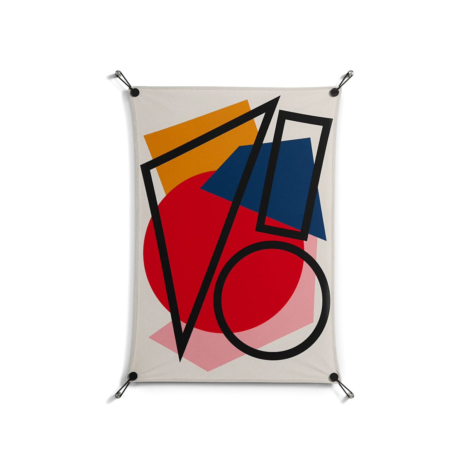 Fuerte - Work On Wall - Vratislav Pecka - Black - 70 x 100 cm