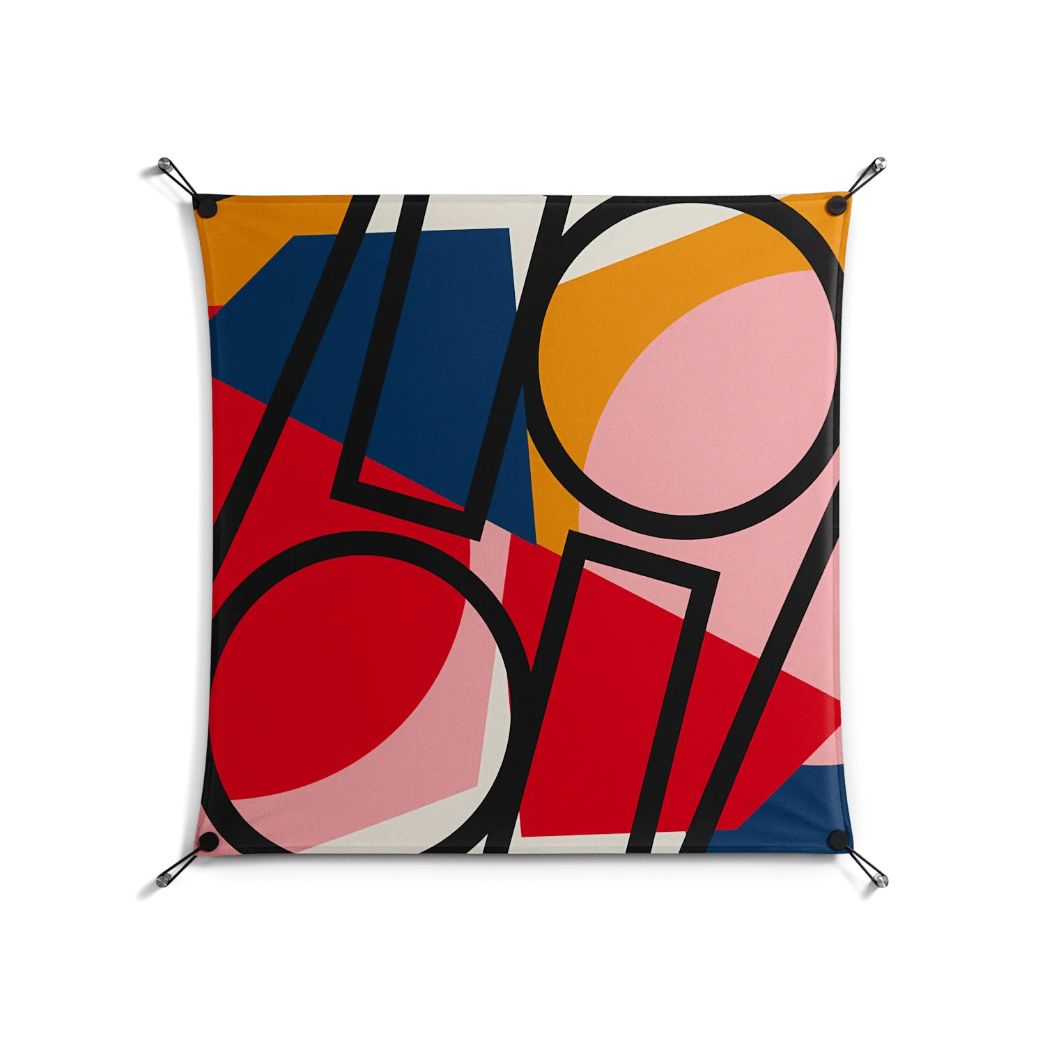Fuerte Zoom - Work On Wall - Vratislav Pecka - Black - 90 x 90 cm