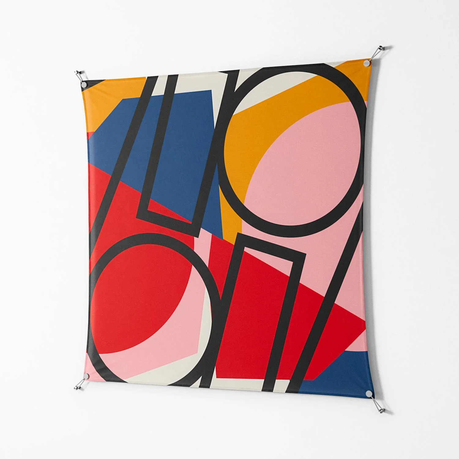 Fuerte Zoom - Work On Wall - Vratislav Pecka - Silver - 140 x 140 cm - Image 2