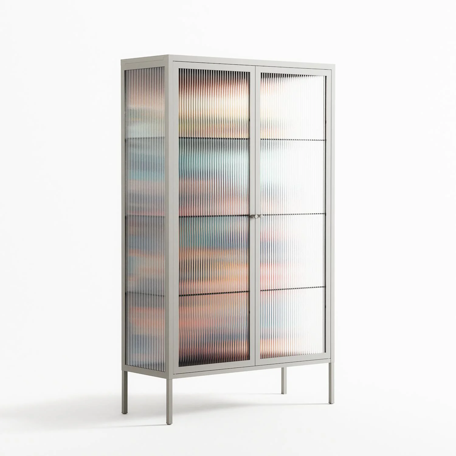 Gamla Stan - Cabinet - Nur Rydberg - Chalk - Reeded glass - Image 4