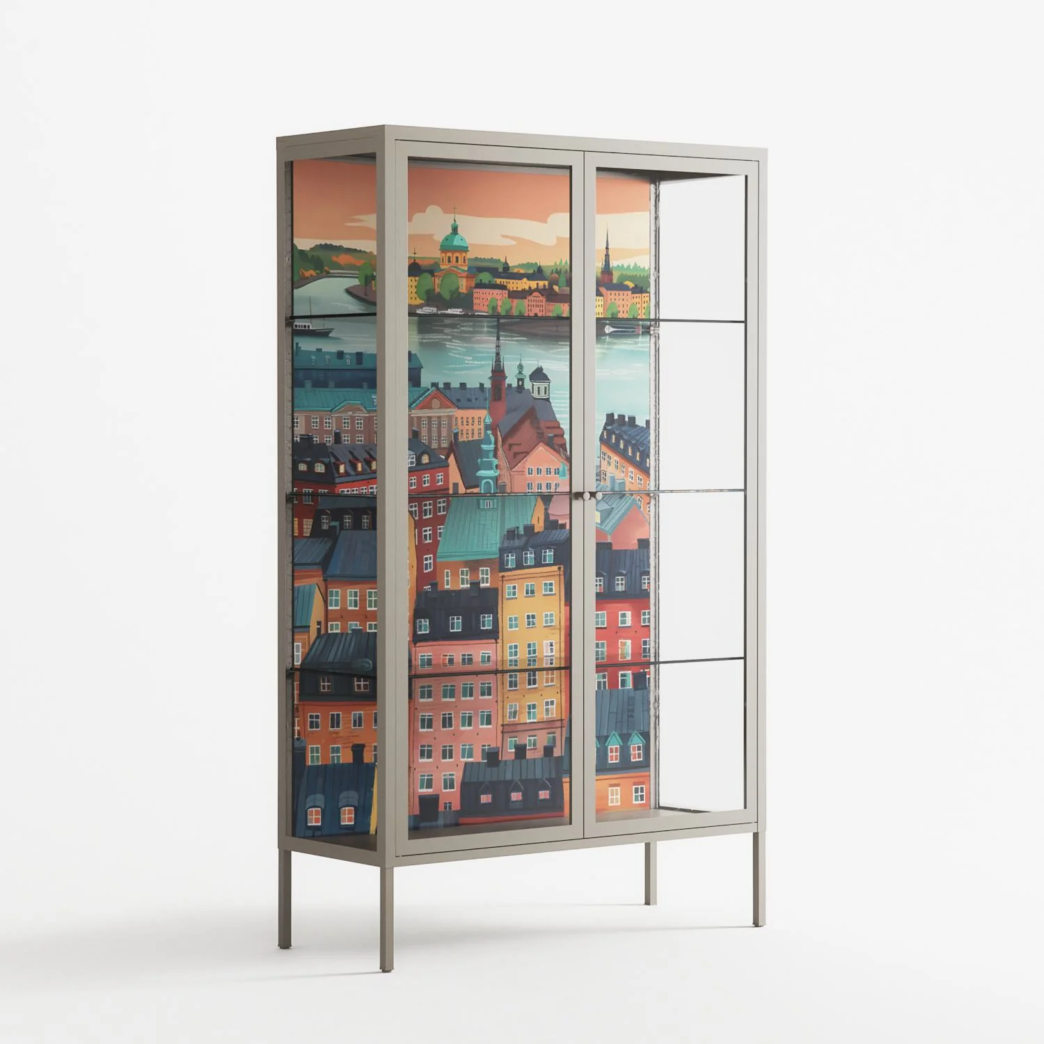 Gamla Stan - Cabinet - Nur Rydberg - Pebble - Clear glass - Image 4